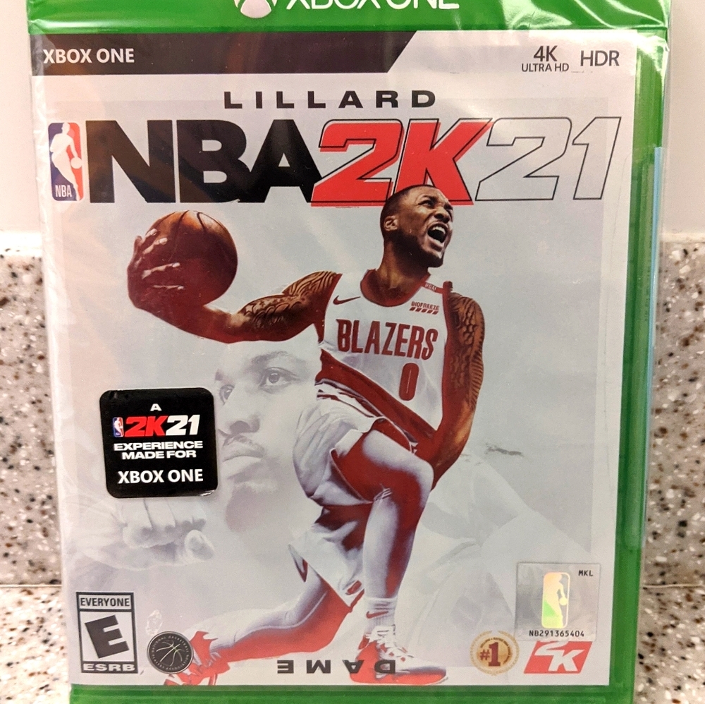 Xbox One NBA 2K21 game.